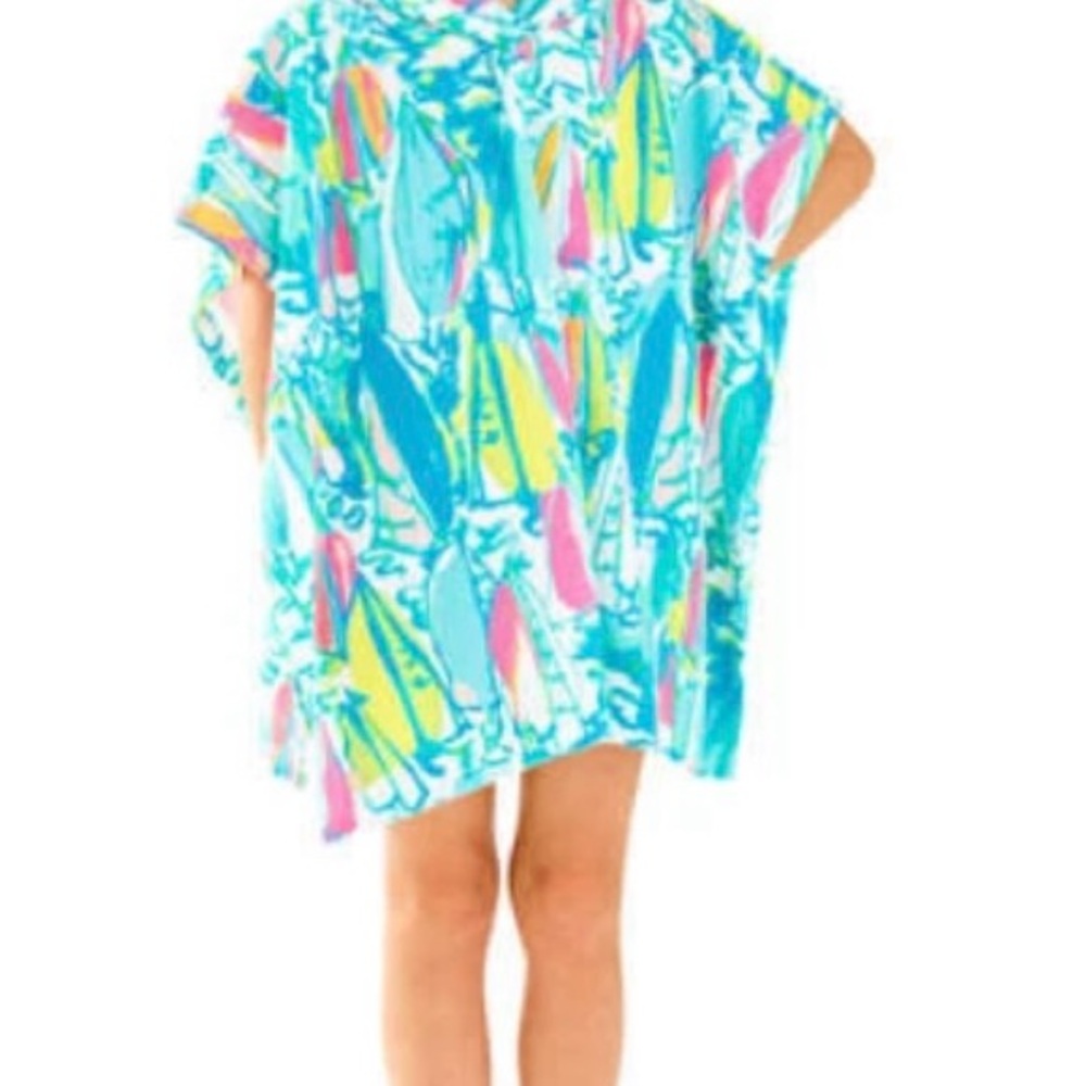 Lilly Pulitzer Kids Swim Coverup - Blue, Pink, Yellow